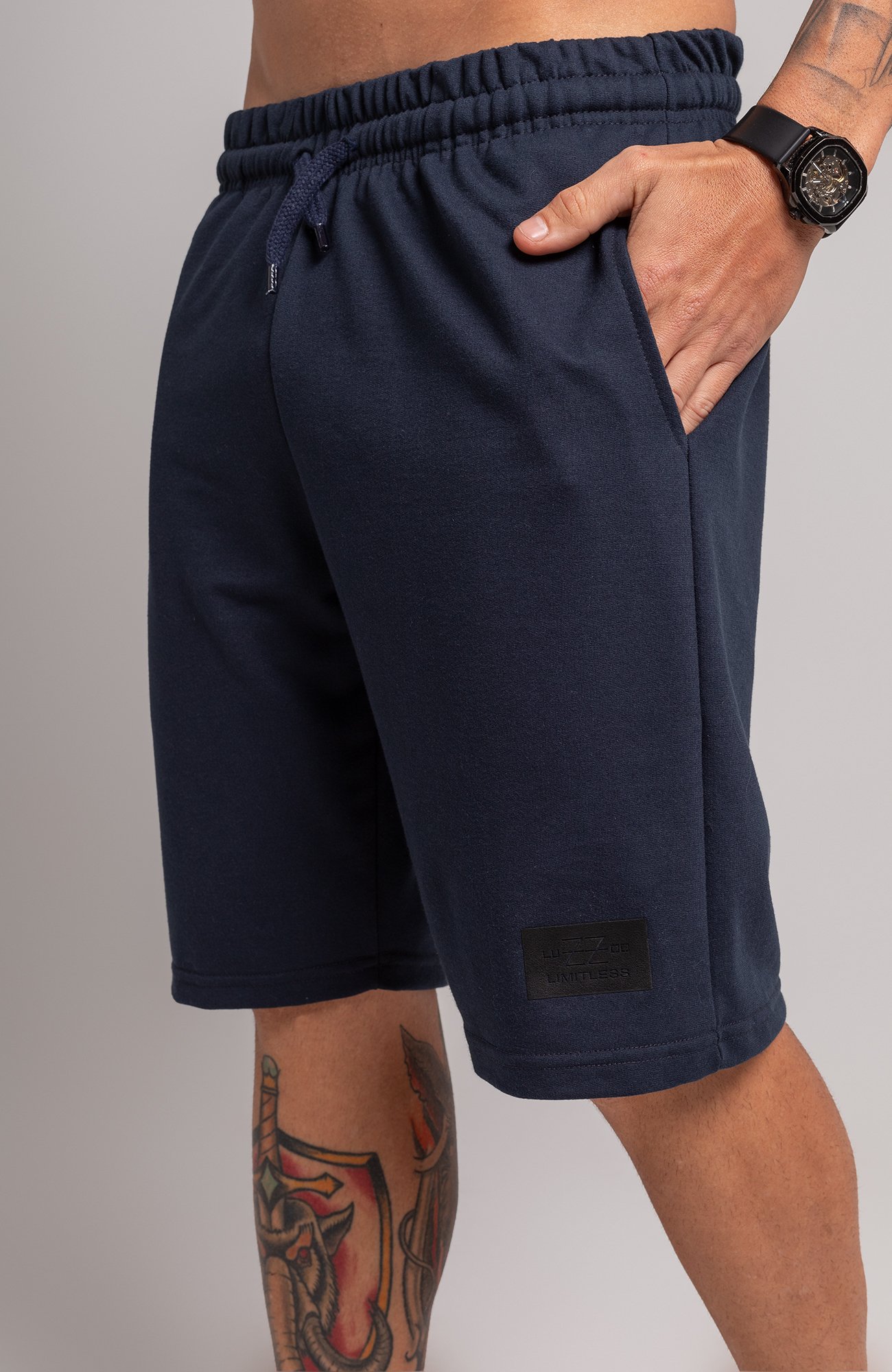 Bermuda Masculina Moletom Logo