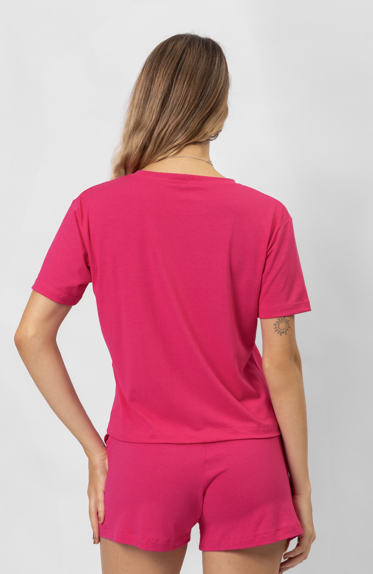 Conjunto Baby Look - Rosa