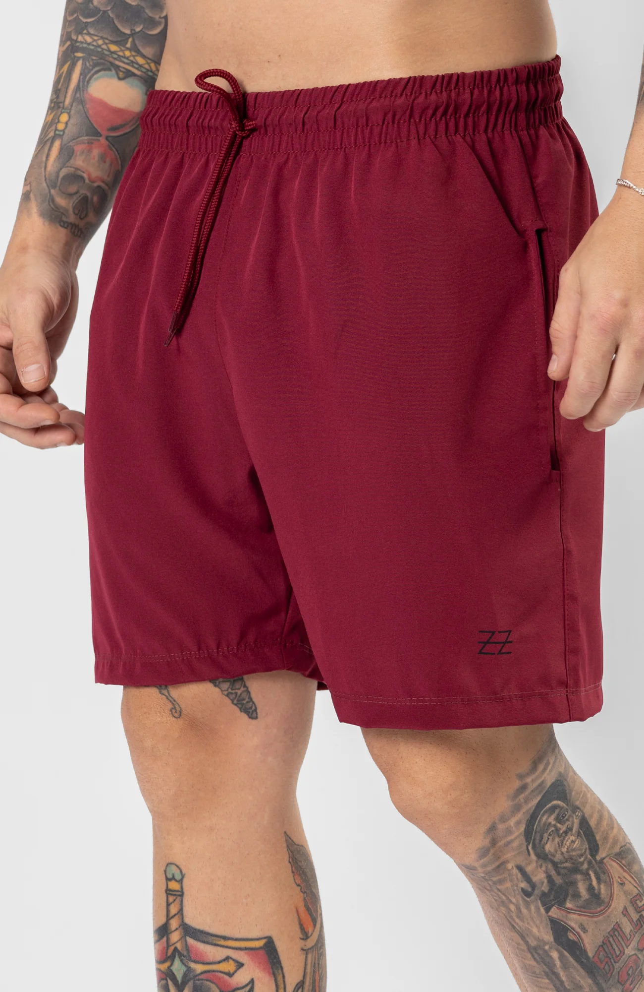 h*す様  BERMUDA ワインレッド　27.5 Bermuda Masculina Academia Elastic Logo