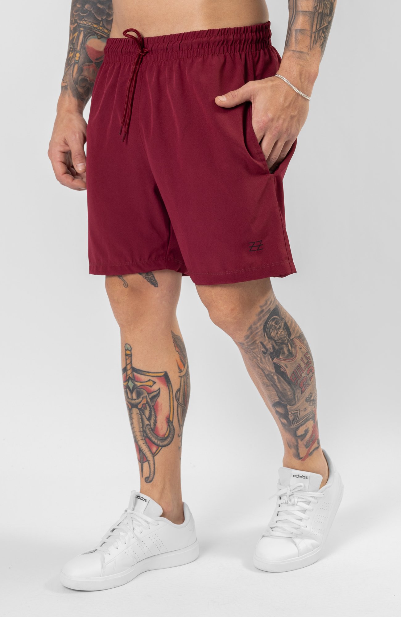 h*す様  BERMUDA ワインレッド　27.5 Bermuda Masculina Academia Elastic Logo