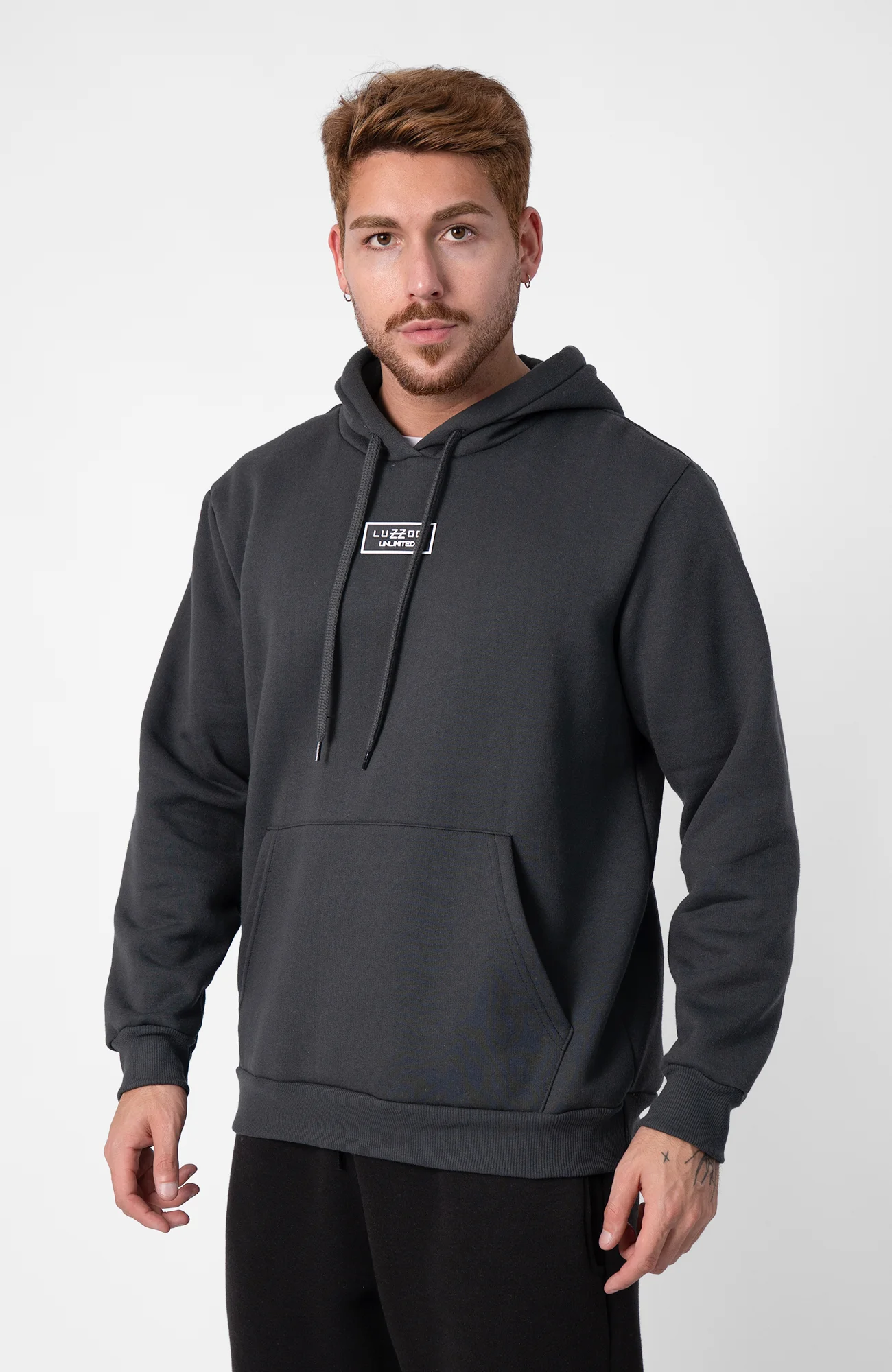 Moletom Masculino Canguru Logo