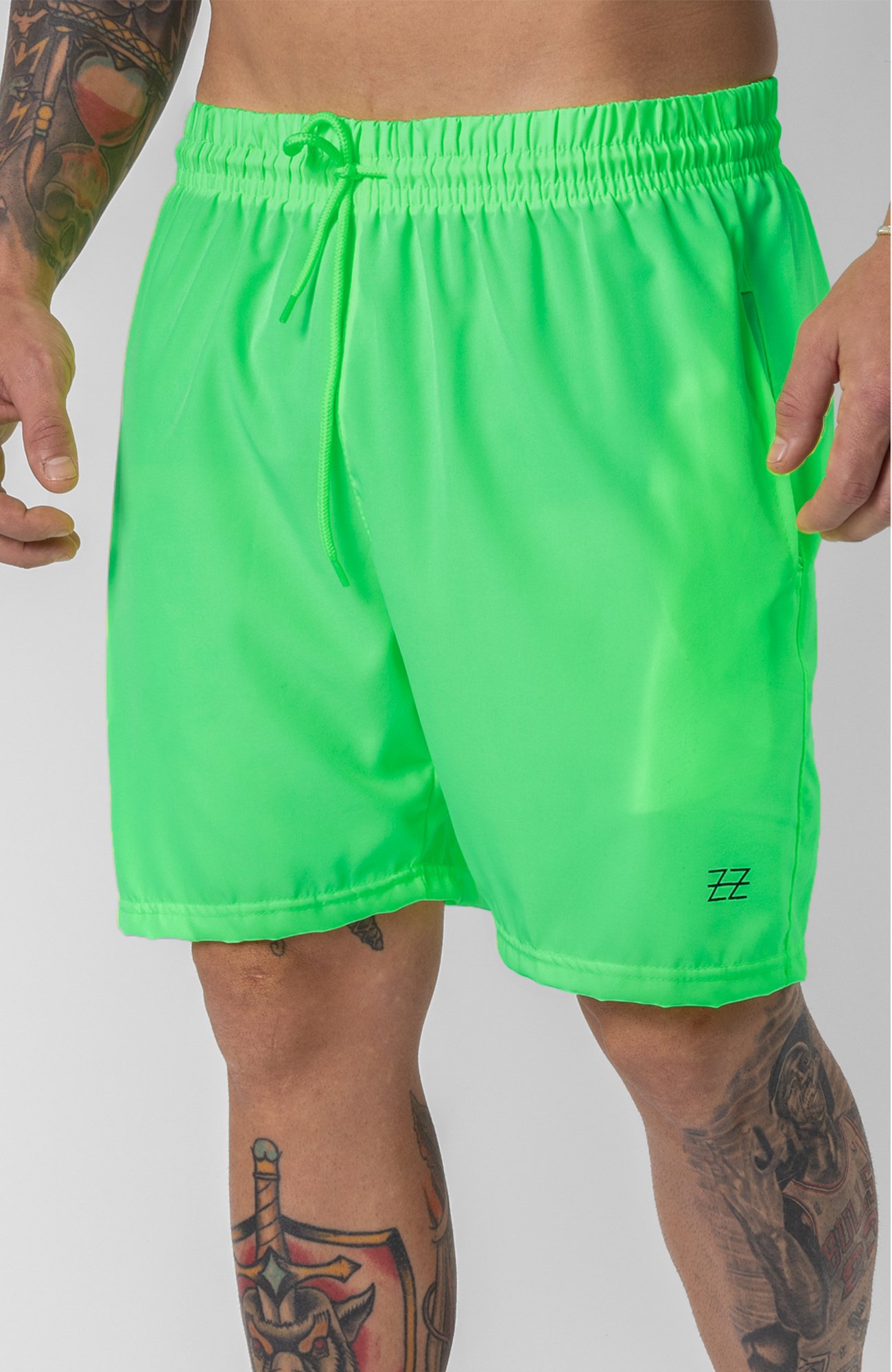 Bermuda Masculina Academia Elastic Logo