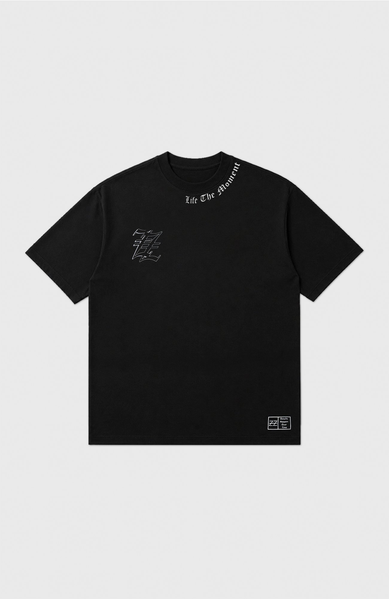 Camiseta Masculina Oversized Moment - Preto